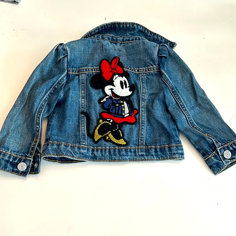Baby Gap Disney Minnie Mouse Denim Jacket. 18-24 months.